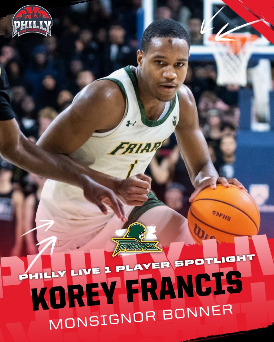PhillyHSLive's tweet photo. 🏀 Korey Francis - Monsignor Bonner 🏀

🔔 Join us at Philly Live 1 June 12-14 

🎥: @madehoops https://t.co/ZJs68GrIJx
