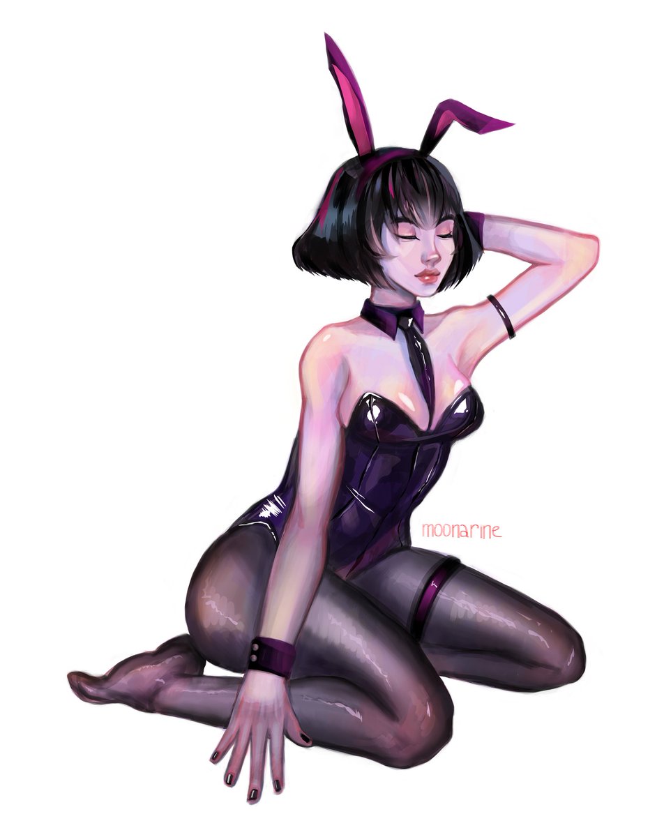 moonarine's tweet photo. Pocket does not dream of bunny girl Mina senpai

#deadlock #MinaHa #bunnysuit https://t.co/WwAA1h4FJA