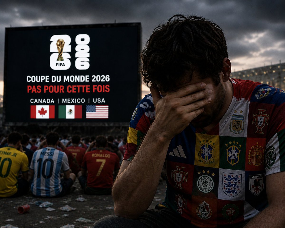 Sultan_Malien's tweet photo. La définition du #mondial2026⚽🏆 #USA 🇺🇲 la déception pour les fans, les joueurs, les partenaires du football mondial https://t.co/sYoRfzXndx