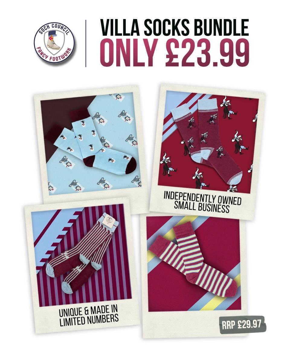TheVillaHome's tweet photo. 💜 WIN A VILLA SOCK BUNDLE! 🧦 💜

🔄 Share this post!
👯 Tag a friend
➕Follow @footballbobbles

🏆 Winner selected SUNDAY 14th before 5PM

📮 Prize shipped to UK address only

All in time for Father’s Day! https://t.co/RqoaQpZAHU