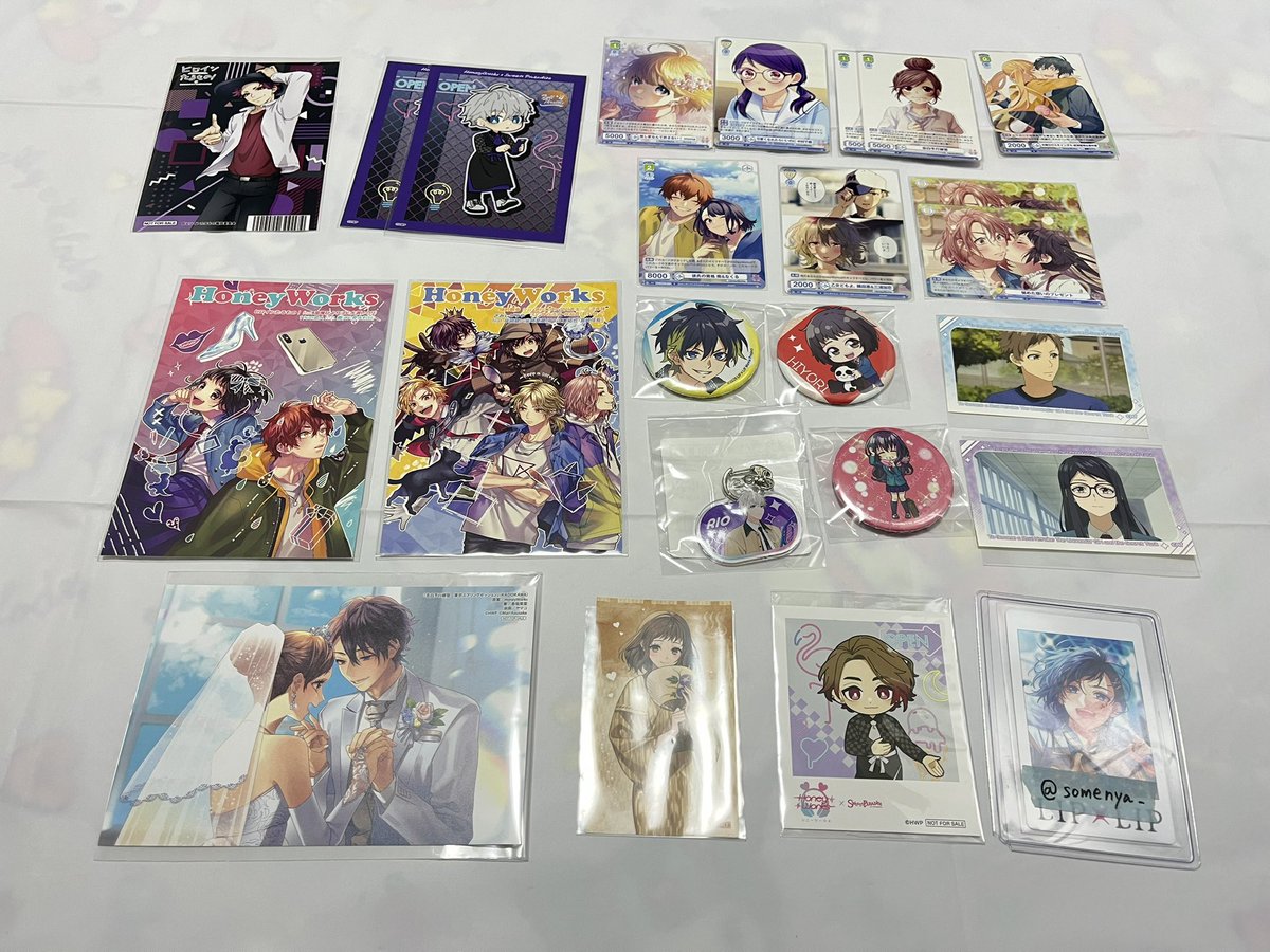 somenya_'s tweet photo. HoneyWorks ハニワ LIP×LIP 交換 買取 譲渡

譲 画像のもの
求 定価/希望額+送料

PayPay、銀行振込、郵送、フリマアプリ対応可能◎
気軽にお声がけください🙇🏻‍♀️ https://t.co/fg0KU69sdm