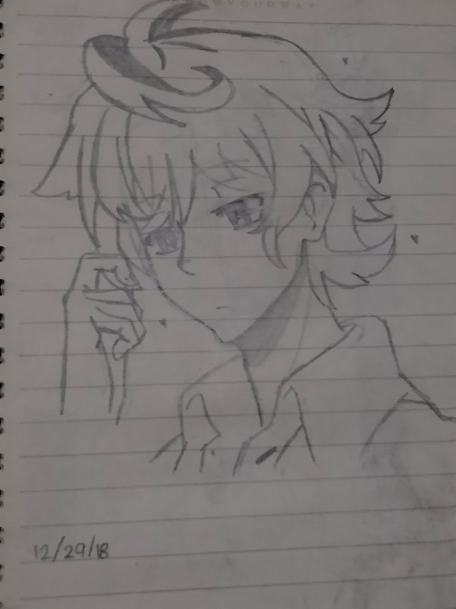 27_Myrie's tweet photo. Damn... It feels weird seeing my old drawings

First two was from grade 6 https://t.co/cYBzCJGSCs