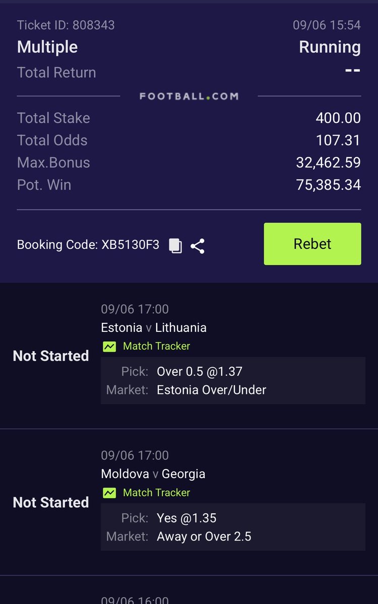 doyougetbrain's tweet photo. 100 odds on https://t.co/2K1ZMNNvtA

XB5130F3

Sportybet - KUH4XJ

#ONDF ✍️

Don’t miss the rollover post on my page, today is day 1 https://t.co/G5iVaYNqMw