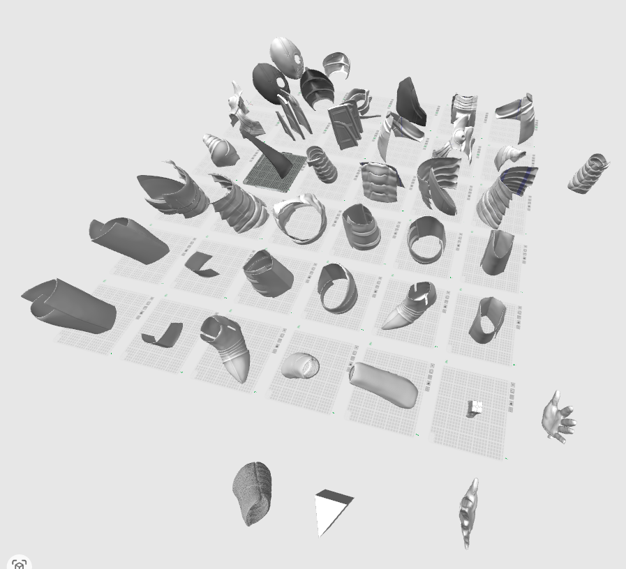 mtngairsoft's tweet photo. 制作過程
3Dスキャン→blenderでモデリング→3Dプリント→塗装
TPUの塗料食いつきが悪くて塗装剥げやすいので今後改善したい
印刷データまとめたら全身で4kgのプリント品らしい
塗装とか含んだら5kgくらいになってそう https://t.co/YxpTO4zF0y