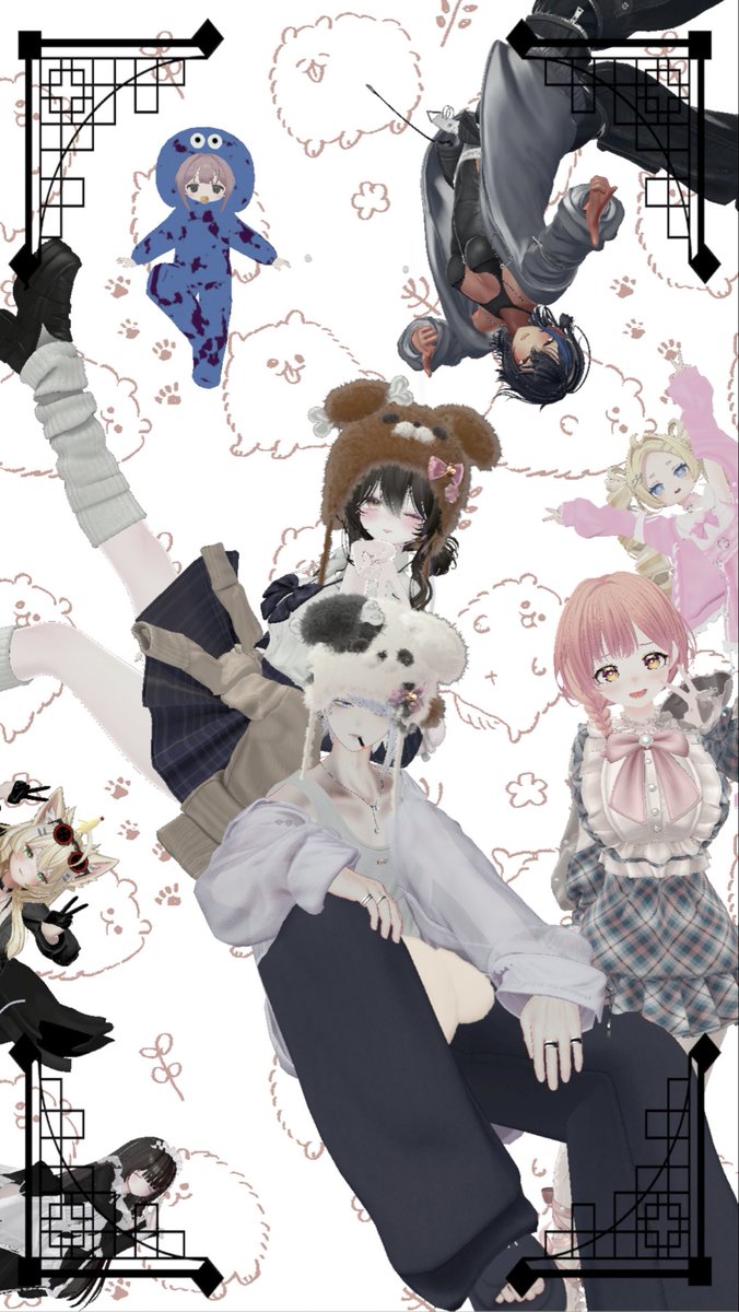 touka_VRchat's tweet photo. おやすみ〜
やっと！！フルトラ勢に私もなりました〜❣️
みんなでプリ撮れたのもちょ〜ぜつ嬉しい！
ますます奇行が増えますが何卒よろしくおねがいします！
みんないい夜を〜☾⋆.· https://t.co/j0KNIGApF0