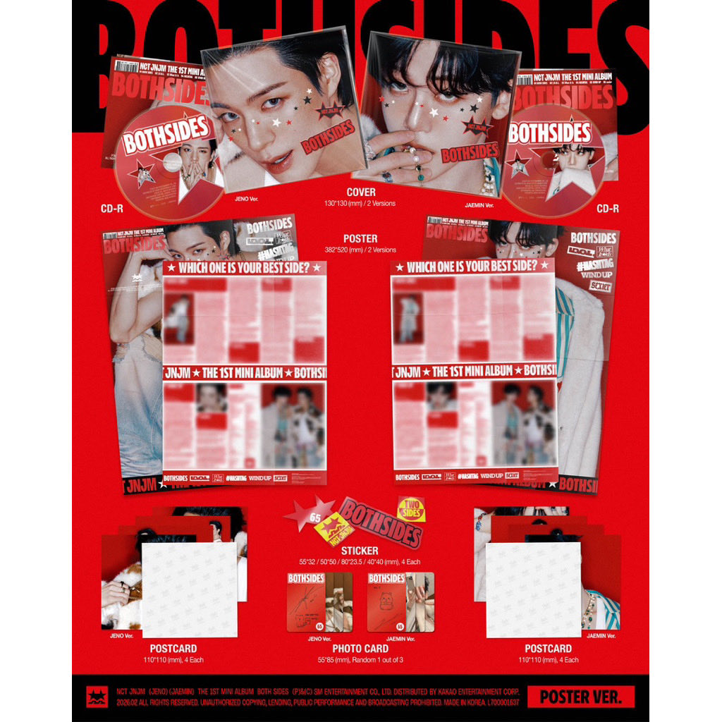 mintmjn41822's tweet photo. NCT JNJM 【BOTH SIDES - The 1st Mini Album】 (POSTER Ver.)

พิกัด: https://t.co/djlWFAtooc

#พร้อมส่ง #NCT #ตลาดนัดNCT https://t.co/lB68g2aH1B