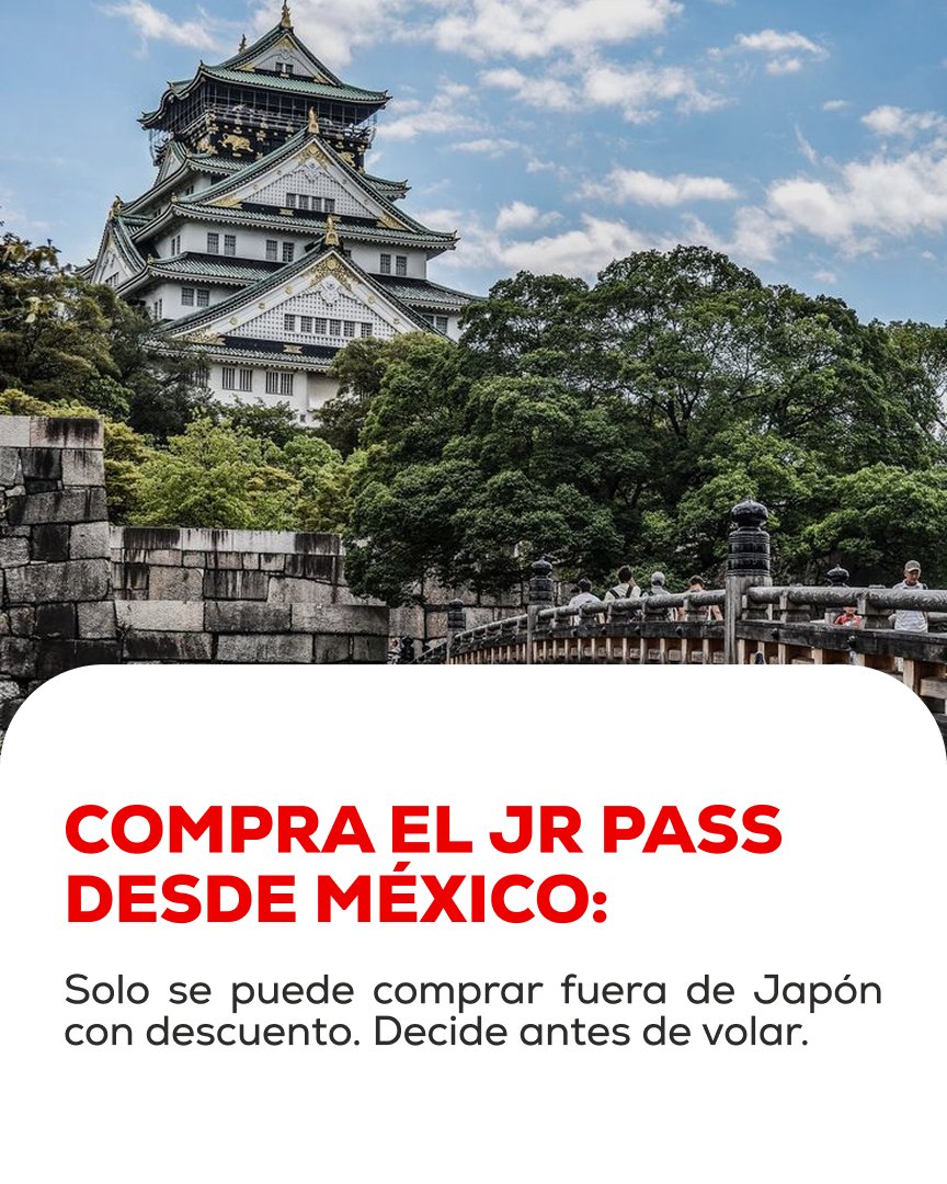 ticket_mx_'s tweet photo. Japón en 2026 es lo más barato que ha estado en años. Tickets te muestra las fechas baratas. Link en bio ✈️
#japontravel #tokio #mexico #consejosviaje https://t.co/9URJioBXVy