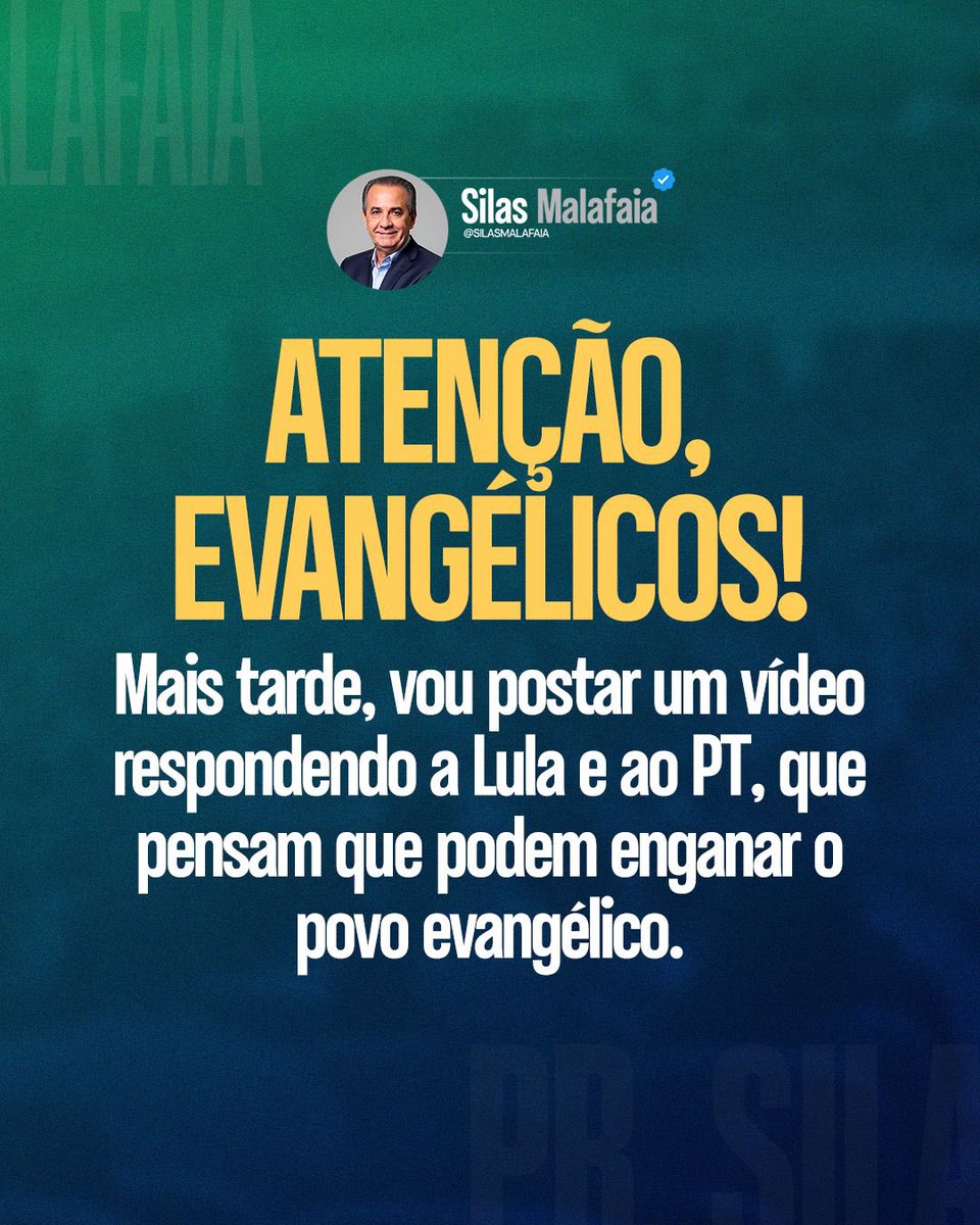 Silas Malafaia tweet media