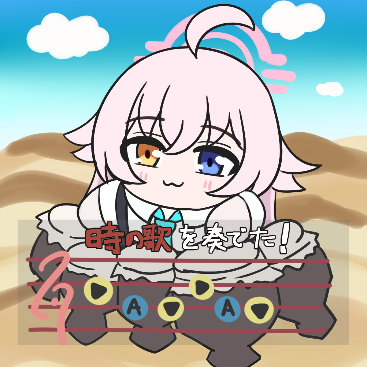 analog_etc's tweet photo. なんか描いてたかな思ったけどこれムジュラやわ https://t.co/EYUv7Fo2vd