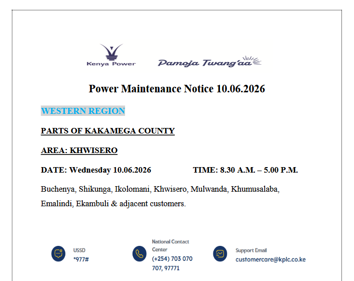 Kenya Power tweet media