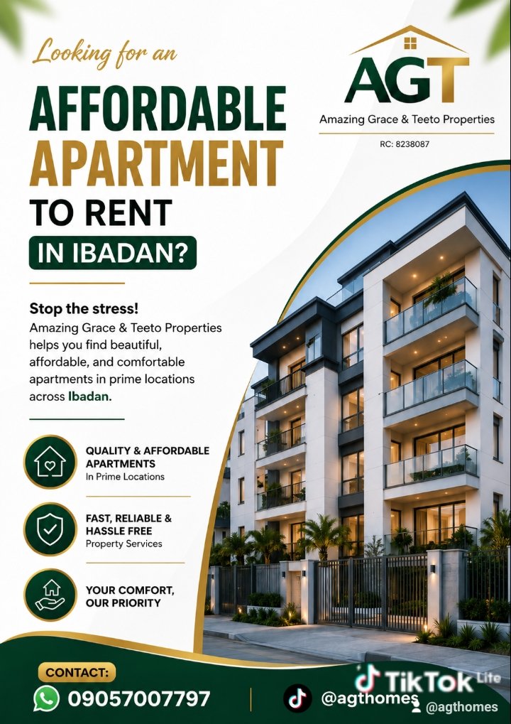 ShenorH's tweet photo. @oku_yungx Looking for a Comfortable and Affordable Apartment in Ibadan?

We help you find genuine rental properties that fit your lifestyle and budget in the right locations across Ibadan.

Call/Chat: 09057007797 https://t.co/Oq1sGf8i70