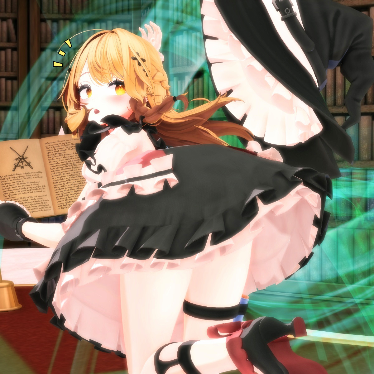 yabuinu_mmder's tweet photo. 魔理沙と風魔法 https://t.co/HaA3QBdEJW