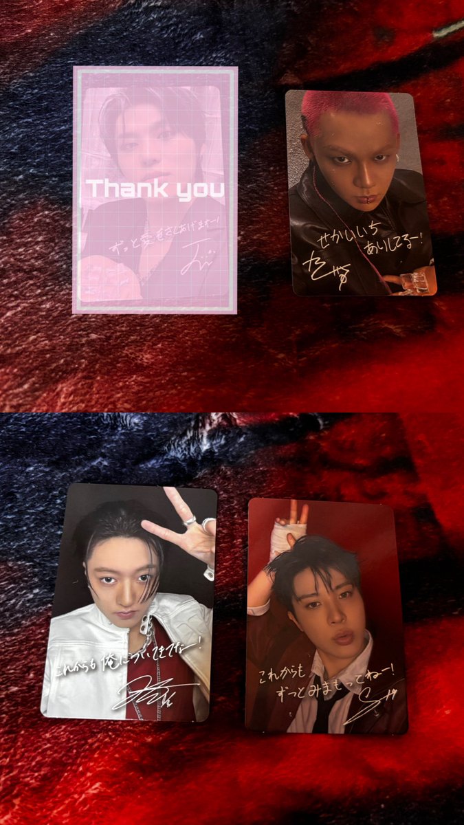 funichandaisuki's tweet photo. @milk_oooo9 検索より失礼します。
当方1,2,3枚目を所持しているのですが🩷ジフンとの交換可能でしょうか？
n:1可能です！
ご検討ください。 https://t.co/6Qq0v1jSLf