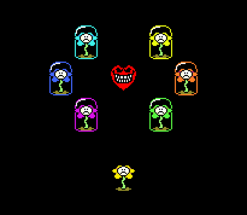 somniscript's tweet photo. @NintendoAmerica @UnderTale The Human Soul Absorbs the Six Floweys Theory https://t.co/eg8vYFgNeb