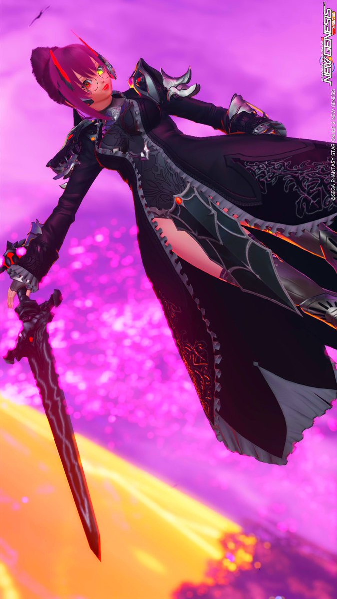 ERN_NGS's tweet photo. 遺跡に合わせて黒騎士コーデ
#PSO2NGS_SS
#眼鏡教アークス
#メンテの日なのでssを貼る https://t.co/6AbXPrd3vT