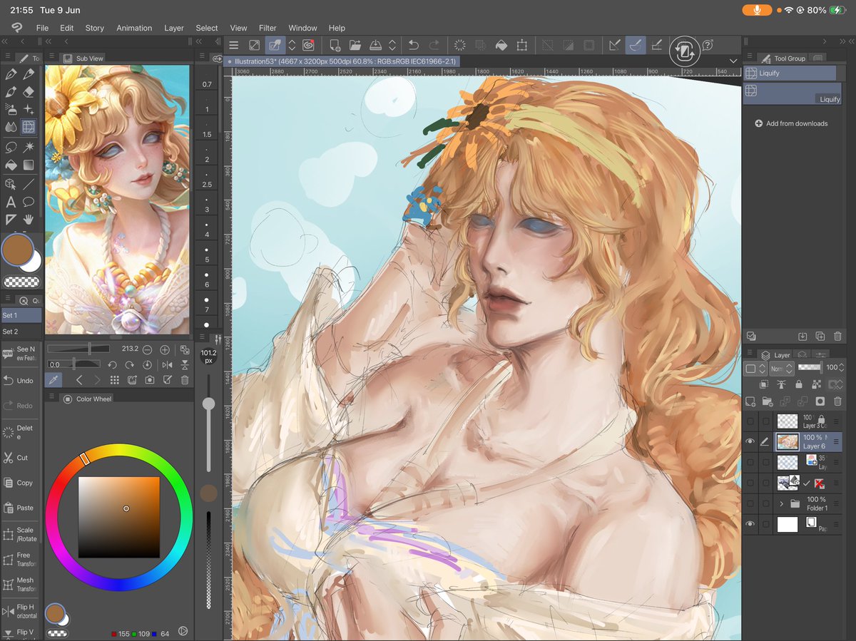 xqan_xxz's tweet photo. #wip #naiad 💙 https://t.co/1LlgIKNxlW