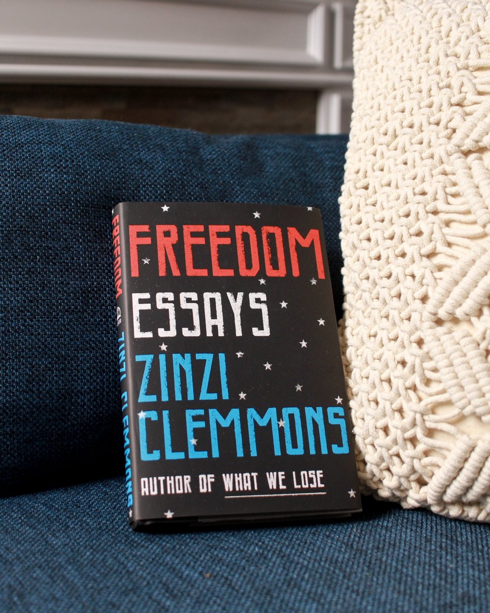 VikingBooks's tweet photo. On sale now: FREEDOM by @zinziclemmons is an incendiary collection of nine essays exploring race, sex, class, inheritance, and the elusive concept of freedom.⁣ 📘⁣

Pick up this "stunning testimony from a talented writer" (@bookpage) today ➡️ https://t.co/p5ruA0C4jW https://t.co/5YdDOuPu2E