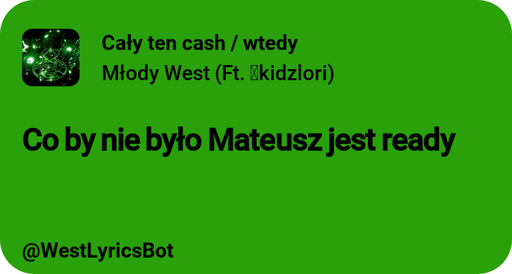 WestLyricsBot's tweet photo. https://t.co/0nshdfajef
