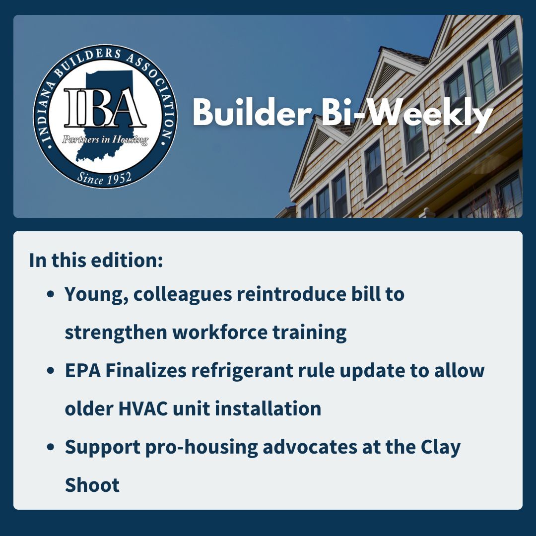 IBAHome's tweet photo. The latest edition of the Builder Bi-Weekly is out! 📰 Catch up on the latest in housing news here: https://t.co/HNEDQv1fuQ https://t.co/qwT8xqGqts