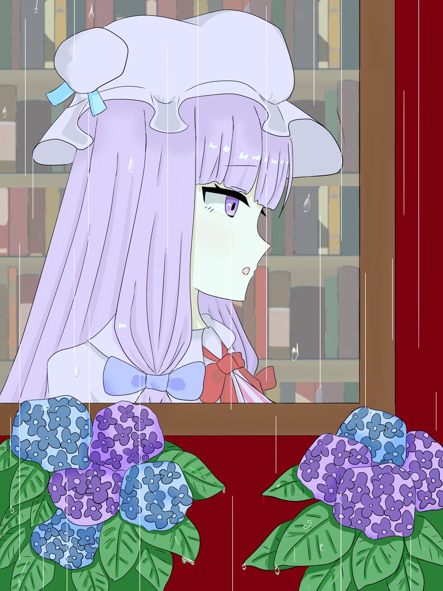 Mocchiri_Waravi's tweet photo. 梅雨とパチュリー
#東方Project  #パチュリー・ノーレッジ
#6月9日はパチュリーの日 https://t.co/6OYV929c6J