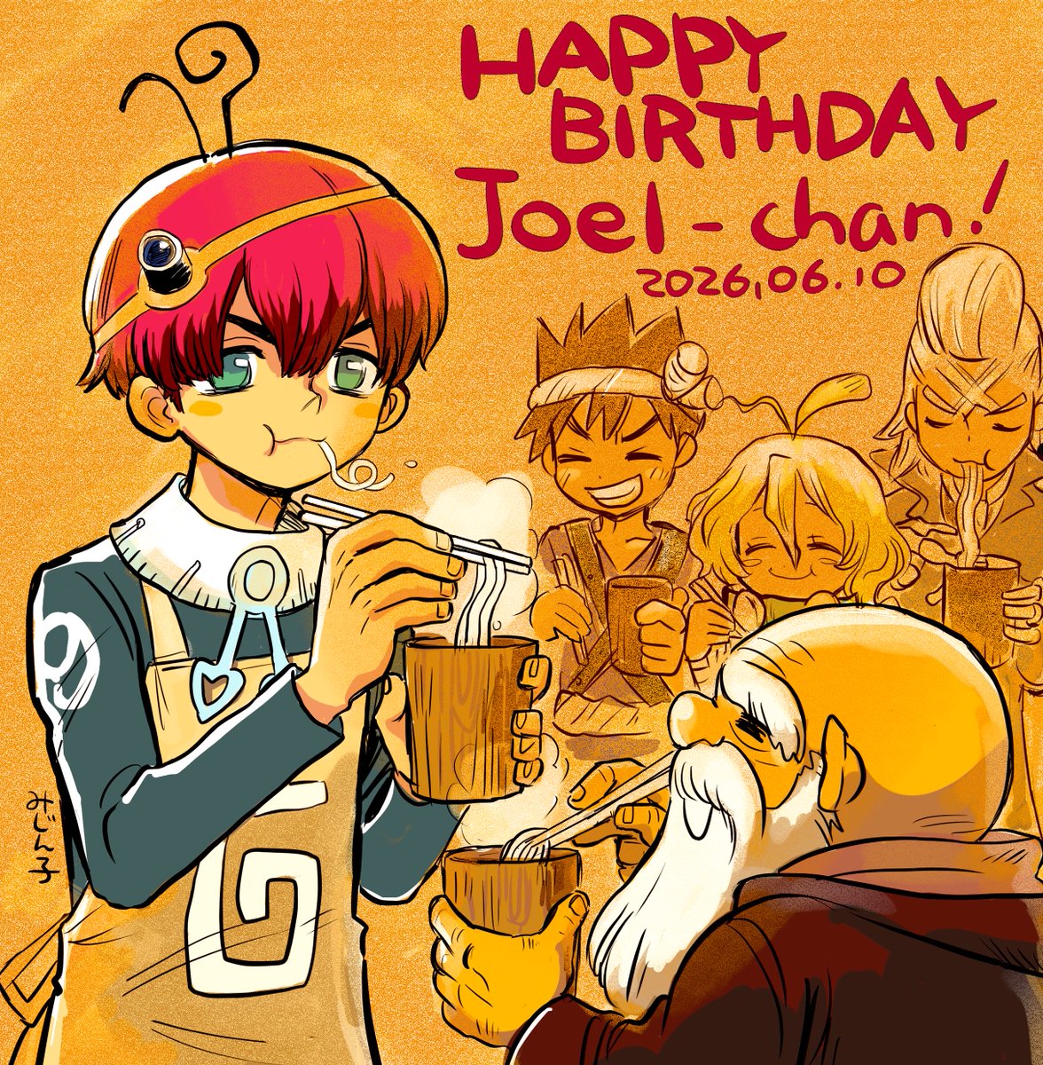 mijinkodcst's tweet photo. ジョエルちゃんお誕生日おめでとうございます㊗️🥳❤️‍🔥🍷🍷🎂🎉🪛🪛存分に乾杯して‼️みんなとカップラーメンも食べて〜‼️

 #DrSTONEジョエル誕生祭
 #ジョエル誕生祭2026 https://t.co/fy45s97Fpb