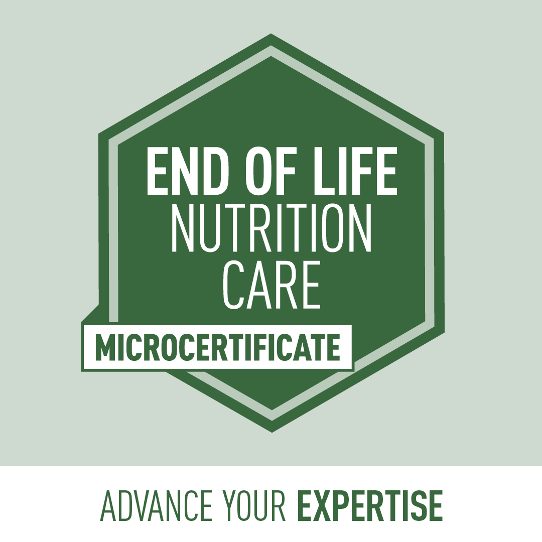 eatrightPRO's tweet photo. Advance your skills with our End of Life Nutrition Care Microcertificate, designed for RDNs seeking to provide compassionate, expert support that honors comfort, dignity and cultural sensitivity at every stage. ❤️

Learn more and get started: https://t.co/tpTG9iQ9BD

#eatrightPRO https://t.co/59OPZEQktX