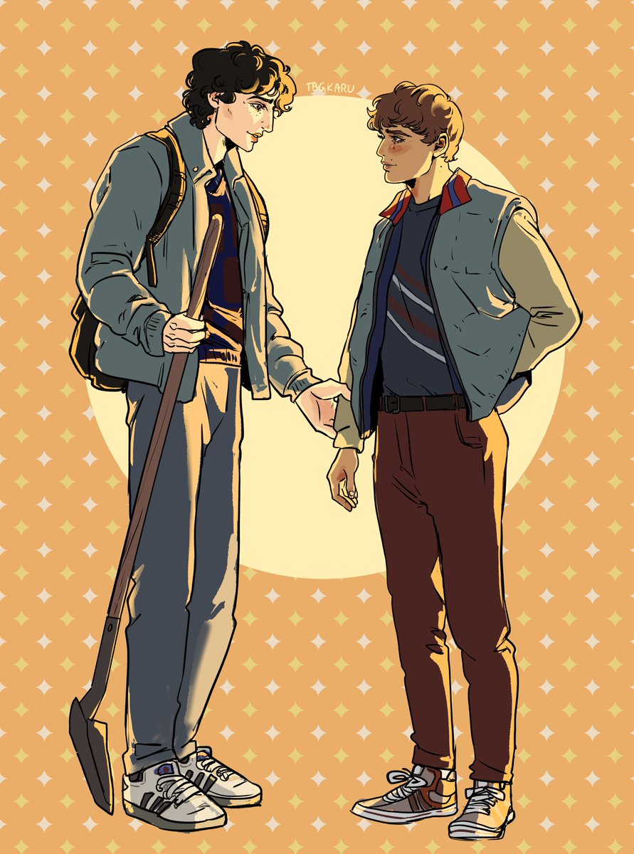 tbgkaru's tweet photo. Field scene #Byler https://t.co/ryOsG4vquo