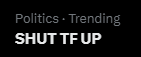 RioStover's tweet photo. Eventually this is going to be all that is ever trending. https://t.co/yozwPK2gcq