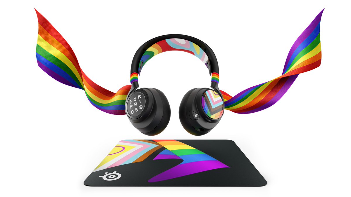 SteelSeries's tweet photo. updated Pride products just dropped 🌈

100% of the profits from the sales get donated to @ItGetsBetter, a nonprofit that uplifts &amp; empowers LGBTQ+ youth
>>> https://t.co/z2ShgITNNZ https://t.co/Tu0OJQz9Zv