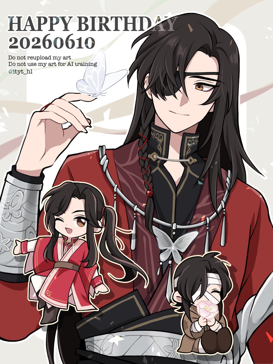 ityt_hl's tweet photo. 城主🦋お誕生日おめでとうございます👏🥰

#花城0610生日快乐 
#0610花城生日快乐 https://t.co/rBUaCQgMhm