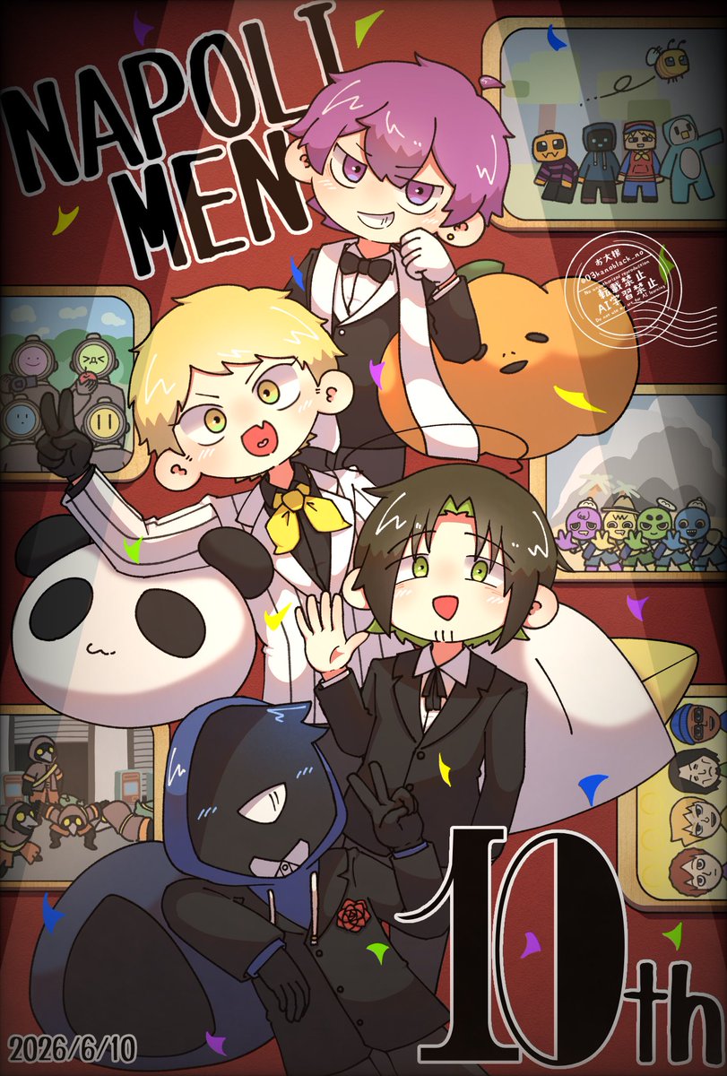 03kanoblack_no's tweet photo. #ナポリの男たち10周年

🍝10周年おめでとうございます🎉 https://t.co/DeSS9qAbLx