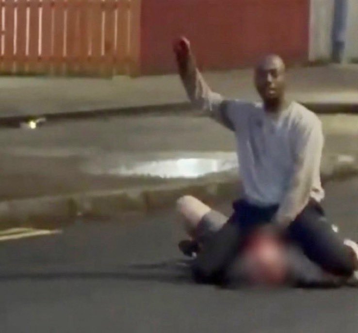 JackPJames's tweet photo. Britain is no longer safe. 

We must get rid of this evil. https://t.co/bK49v5fqMy