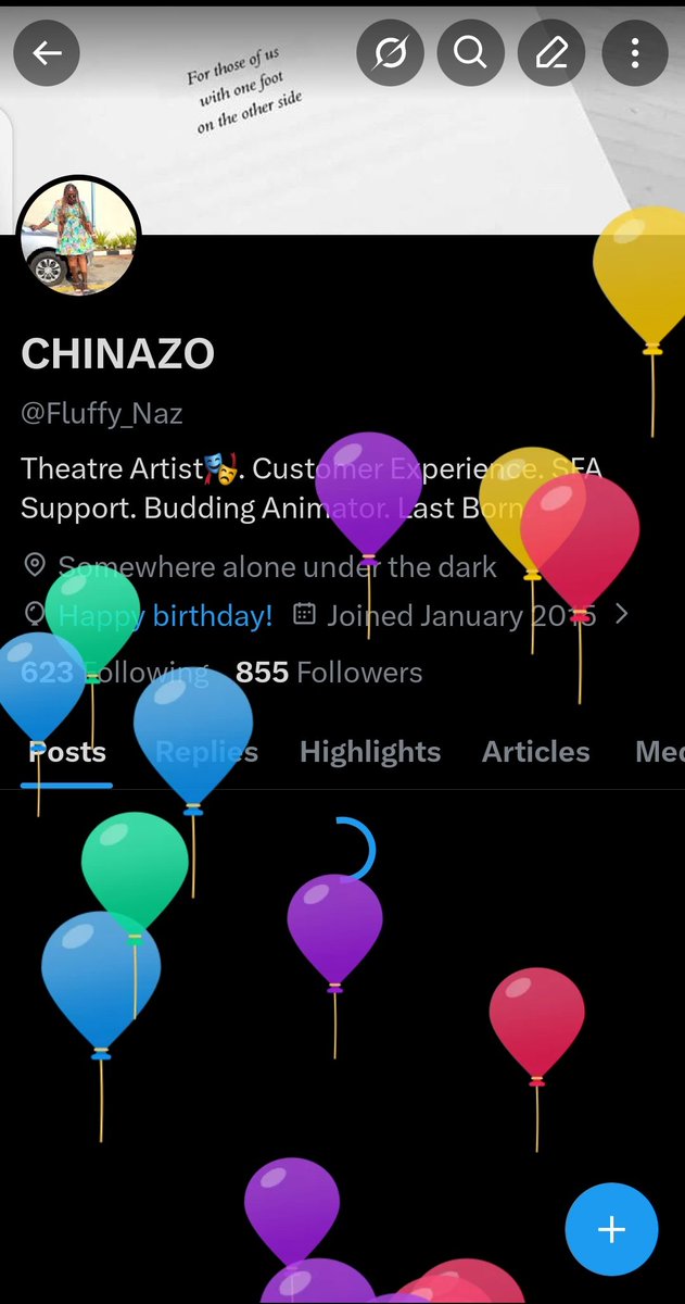 Fluffy_Naz's tweet photo. Today, my soul adds one more page and God adds another thread to the tapestry of me!

Cheers to a new chapter! https://t.co/tL0h77h7jq