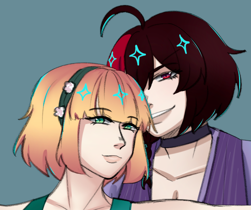 _ruruins's tweet photo. (wip) behind you is a gayer, more evil person https://t.co/sMEql2nw1u