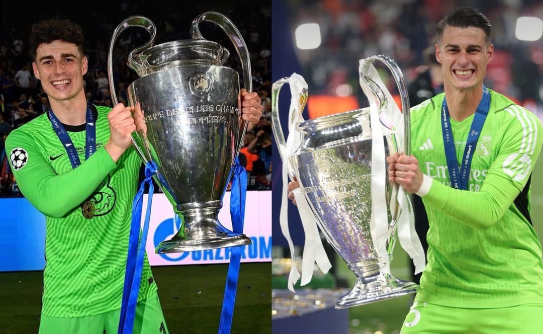 DebsSZN's tweet photo. FUN FACT: Kepa Arrizabalaga had never lost a Champions League final until he joined Arsenal. https://t.co/p3BPYYpvNz
