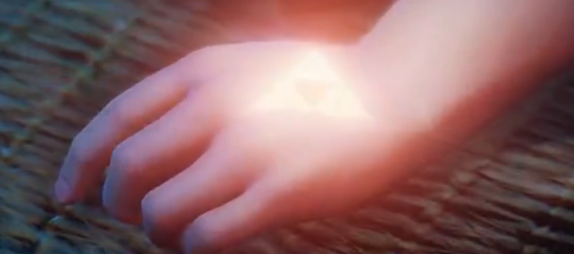 AvomasK's tweet photo. @WouiOuanteTuDu @NintendoFrance On voit a peine la triforce, ces doigts c'est des knacki, pourquoi il porte la tenue de paysan de twilight princess ?

C'est de la DA. https://t.co/aArDXmZSnB
