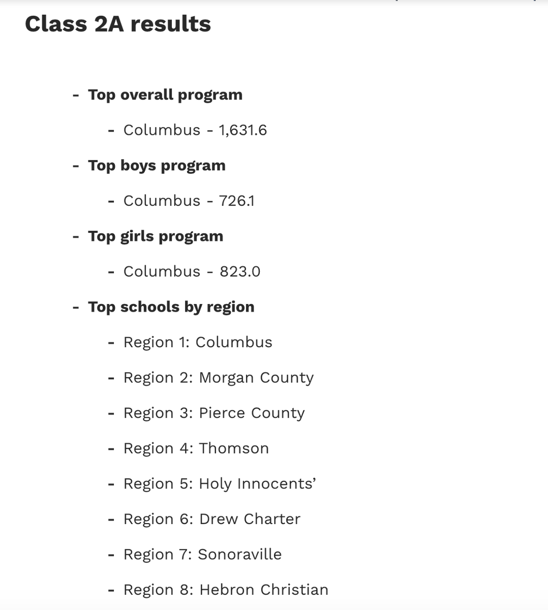caitlyn_stroh's tweet photo. 2A: Columbus holds off county schools duo for No. 1 in Class 2A in all-sports standings

Full standings ⬇️https://t.co/mckdp6gBqN https://t.co/3R1nmOGvS3