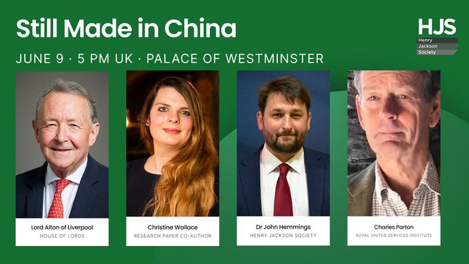 JohnHemmings2's tweet photo. In one hour, we will launch a major research paper on the Five Eyes' strategic dependence on Chinese supply chains in the @UKParliament. Please join us in Committee Room 3A. @DavidAltonHL Charlie Parton, @Chrissie_W13, and myself. The Paper will go live tomorrow. https://t.co/CfCZhzyGvc
