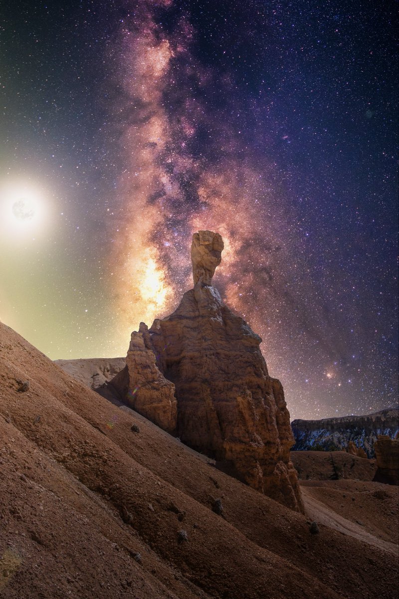 GavinDeVicePic's tweet photo. Even a full moon cant wash the milky way out in the desert

📍Bryce Canyon National Park, UT https://t.co/NWofiiSokJ