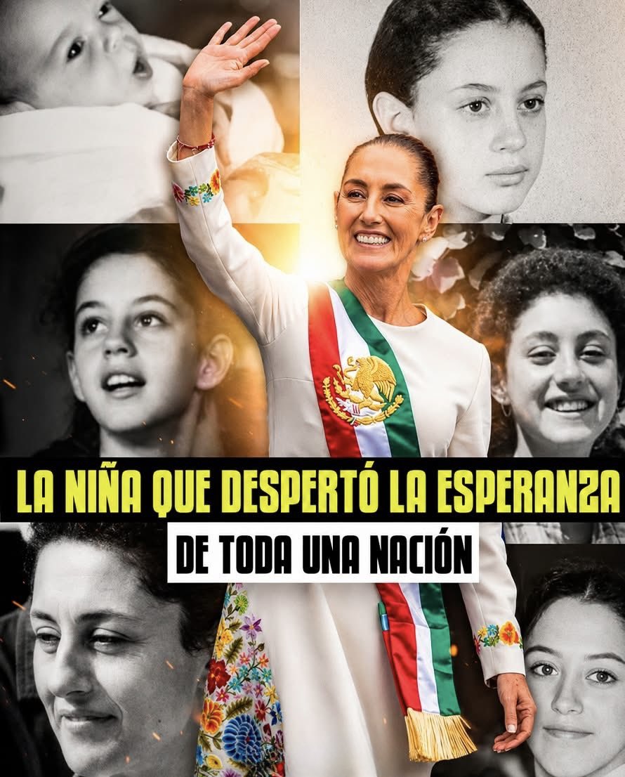 Oficial_Vicman's tweet photo. 🇲🇽✨ Hubo un tiempo en que era solo una niña con sueños.
Nadie sabía que décadas después levantaría la mano frente a millones de mexicanos como Presidenta de la República.
La historia suele comenzar así:
con una niña, un sueño y un país esperando su momento.
#Claudiasheinbaum https://t.co/Vio19vYut0