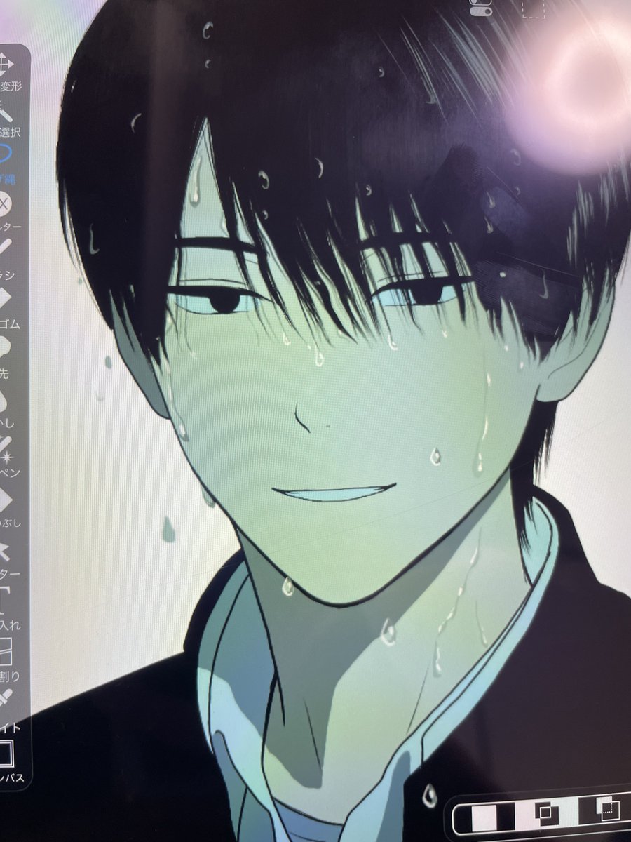 ieigenki1030's tweet photo. ここ3枚は眼鏡だけ別レイヤーで描いたのでいつでも取り外しができる🤩(眼鏡のズレはそのままだけど) https://t.co/tjVMIrWcVv
