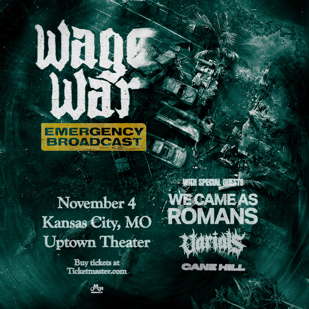 uptowntheaterkc's tweet photo. Announcing: 🌟Wage War🌟 on Wednesday, November 4th!

Tickets on sale this Friday at 10a, in person at our box office and online at: https://t.co/RGQZJjD9sv https://t.co/Cg9wdpEfPL