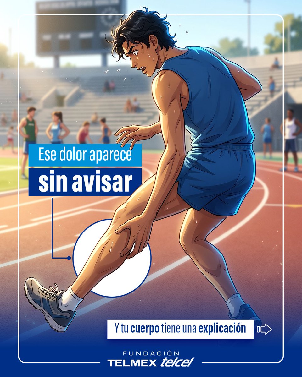 fundaciontelmex's tweet photo. Si te ha pasado, sabes el drama que es 😭
Ese dolor que aparece sin avisar tiene una explicación, y conocerla puede ayudarte a prevenirlo la próxima vez
👀 Te contamos más en el carrusel
💬 ¿Cuál es tu remedio cuando te da un calambre?
#Calambres #Ejercicio #Bienestar https://t.co/i53EAFiiDR