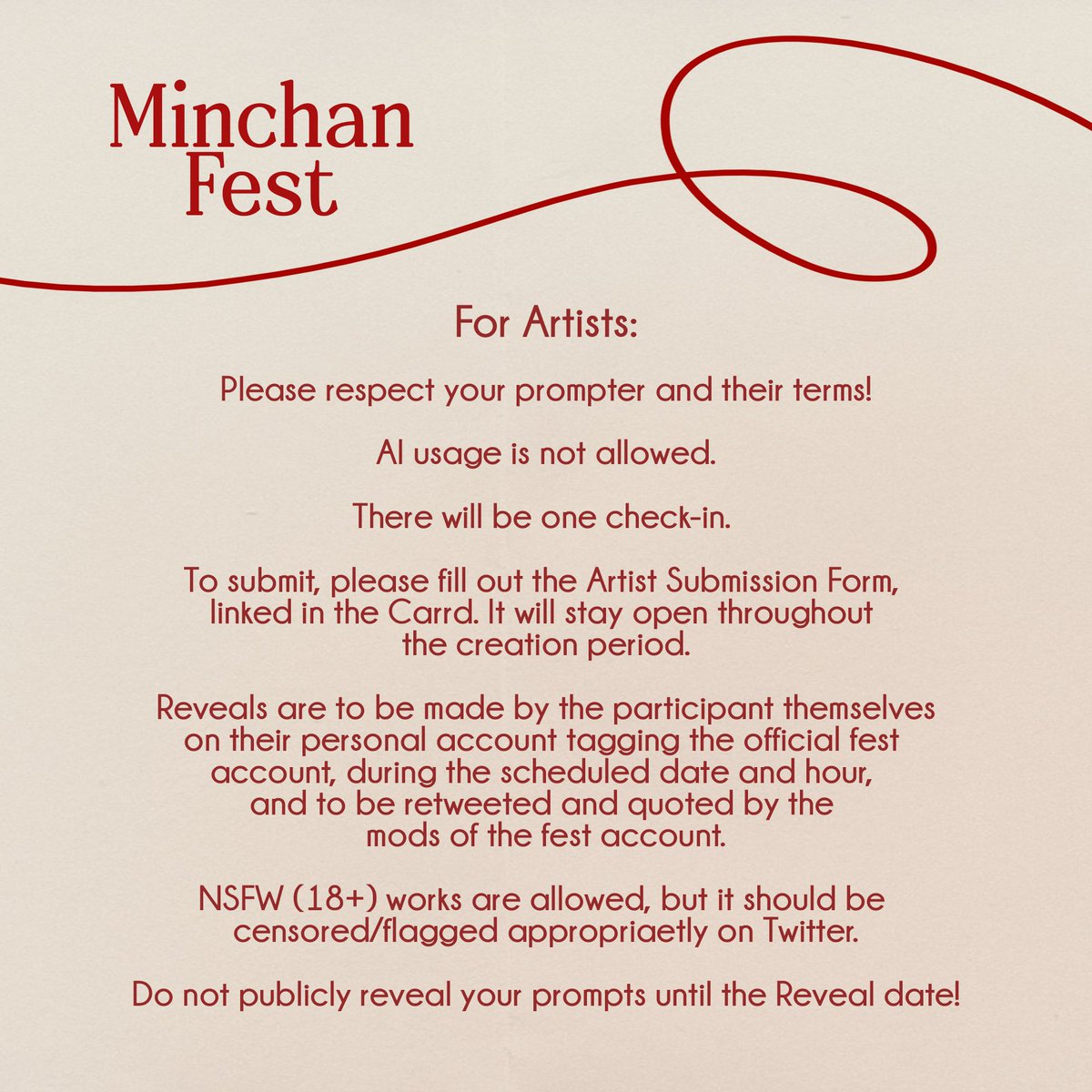 MinchanFest's tweet photo. https://t.co/mjh04sq81S
