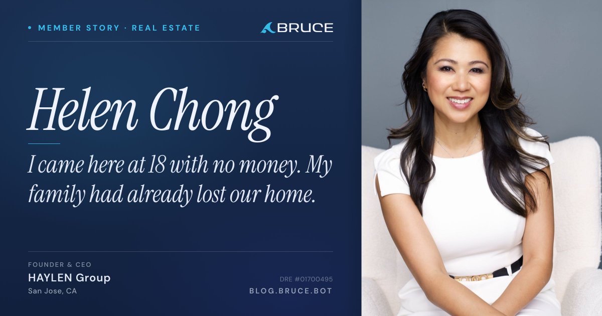 BruceBotAI's tweet photo. 18 years old, alone, no money, no family. Helen Chong (@helenchong_ccim) came to the US from Hong Kong and built everything from there. Today, she's in the top 1.5% of real estate pros, helping others find the stability she once lost.  

https://t.co/H5Mz7lQ7j2 https://t.co/D0qwoOetQ0