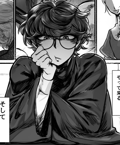 fudebako10's tweet photo. 黒ベタ入れまくったら少し良くなった https://t.co/l0mKYuswPx