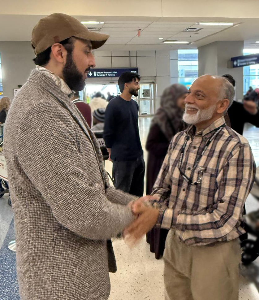 HammadQadriMQI's tweet photo. Shaykh Hammad Mustafa al-Madani al-Qadri arrives in Dallas, Texas, ahead of the “The Sīrah & Modern Times”. Shaykh Hammad Mustafa Qadri will address various conferences in Chicago, New Jersey, New York, Connecticut, Dallas, Houston, and California.

He was warmly received by Syed Shahzad Faizi, Senior Vice President MQ USA Dr. Mansoor Mian; Vice President MWF USA Ashfaq Mohsin; Executive Member MWF USA Mohammed Amer; President MQI UK Syed Ali Abbas Bukhari; and Global Director Operations MWF Adnan Sohail, along with dedicated members of MQI Dallas including Syed Saad Ali Faizi, and Syed Soban Ali Faizi, Iqbal Hasan, Mobeen Mian, Bilal Mian, Syed Rashid Akhtar and Uzayr Akhtar.

Register here for the “The Sīrah & Modern Times” conferences: https://t.co/W8IgHpM2hK

#ShaykhHammadQadri #TheSirahAndModernTimes #MQI #Dallas #USA #MinhajulQuran #HMQ