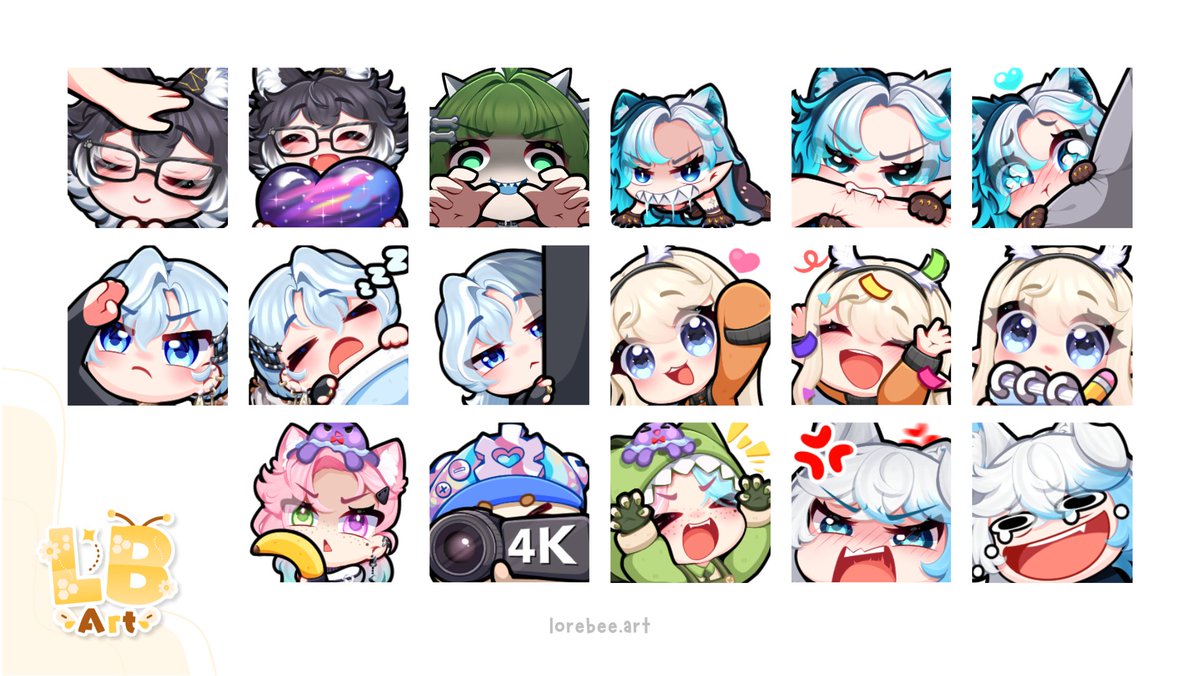 LoreBee | 🐝 Emote Artist 🐝 tweet media