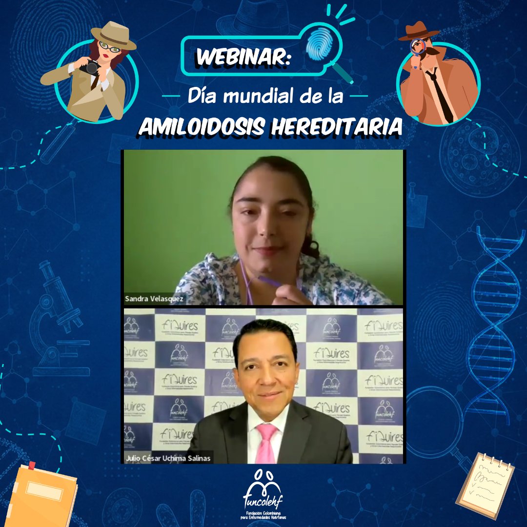 funcolehf's tweet photo. Sandra Velásquez vive con #AmiloidosisHereditaria y comparte su testimonio.
 Su camino evidencia la importancia de hablar más sobre esta enfermedad, identificar síntomas y promover diagnósticos oportunos.
#EnVivo https://t.co/GNQeuv3a5e
#FUNCOLEHF https://t.co/2nSIHo009A