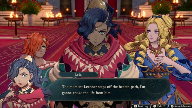 Judai776's tweet photo. I’m choosing Leda’s route first, she’s on that Leif mindset https://t.co/mXfsnSdfFC